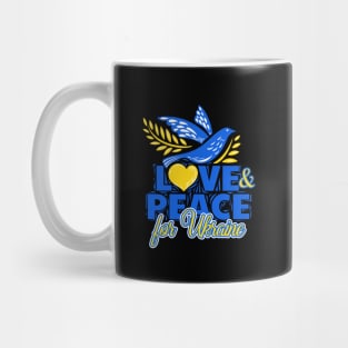Peace and Love for Ukraine, Peace not war Mug